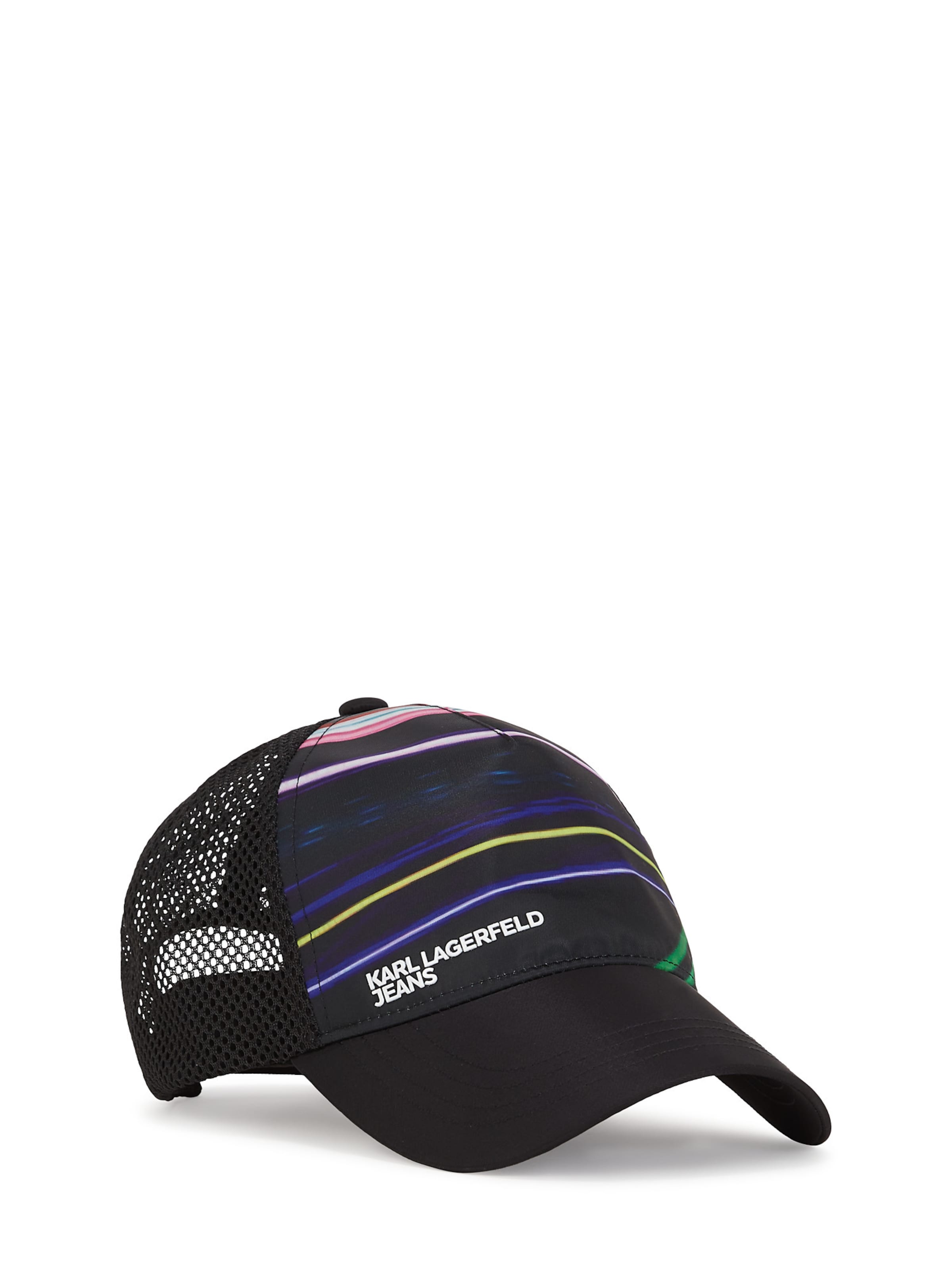 KARL LAGERFELD JEANS Čiapka ' Love Unlocked' - Čierna