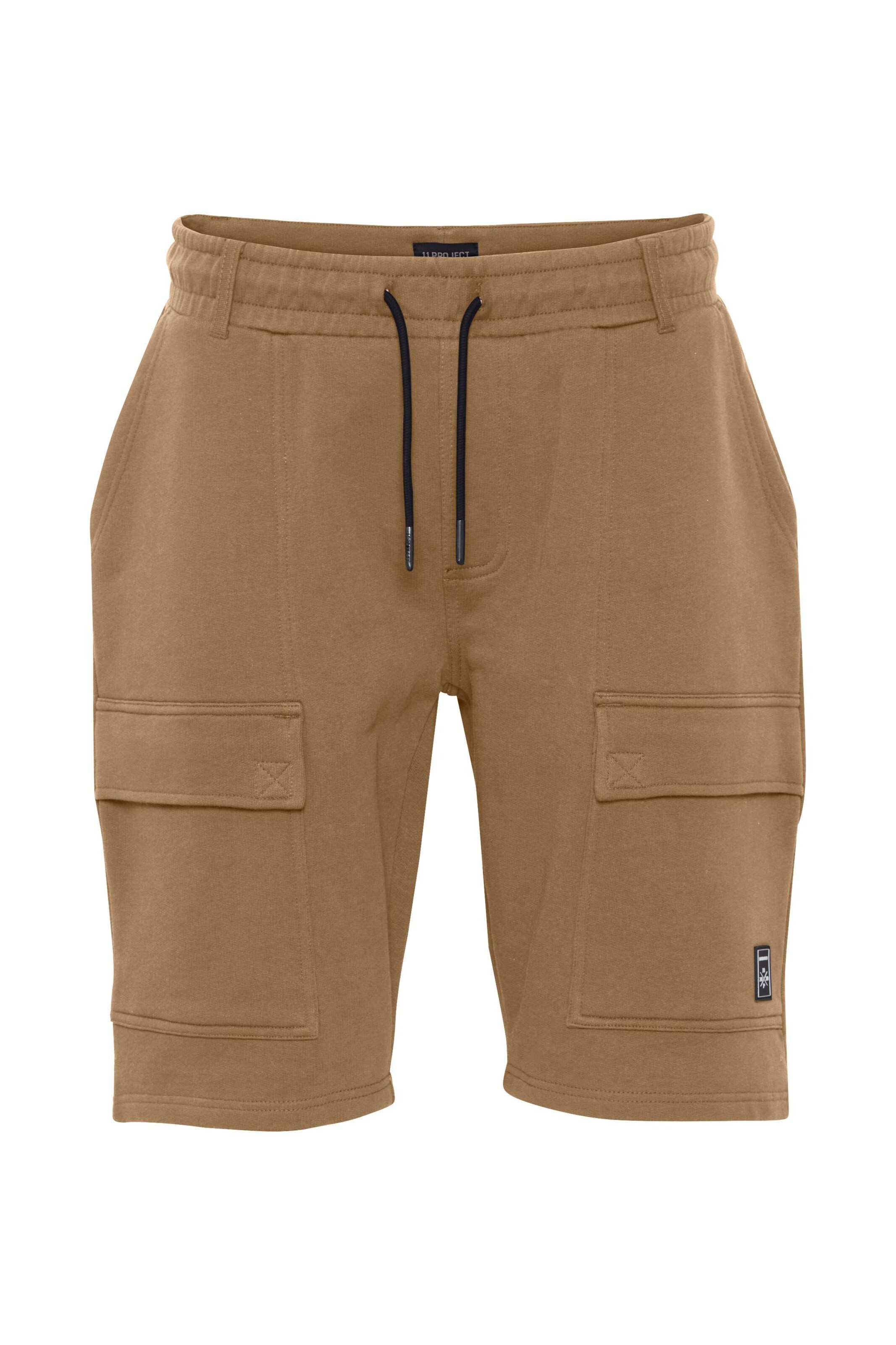 11 Project Sweatshorts 'Karlsen' in Braun: Vorderseite