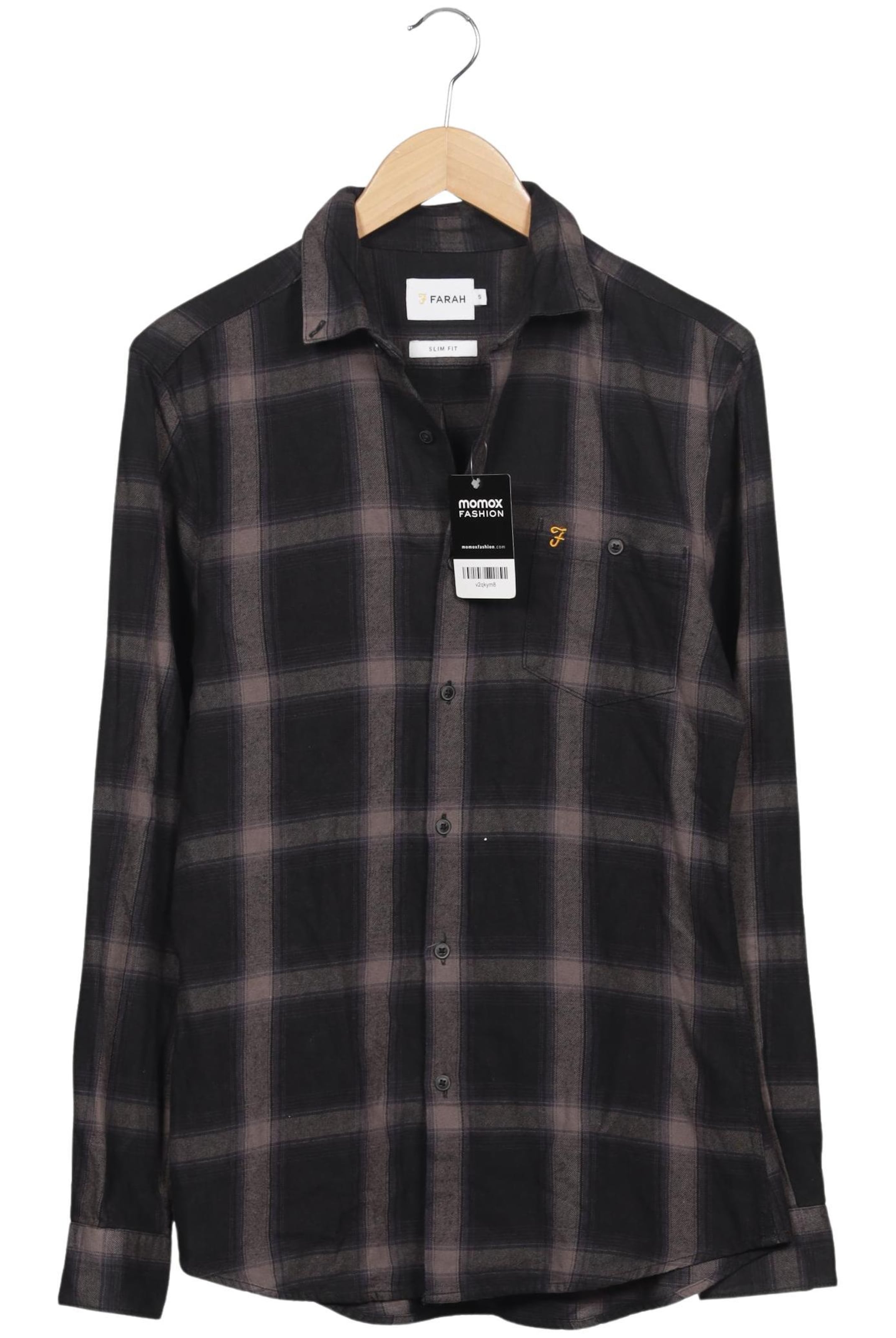 FARAH Button Up Shirt in S in Grey: front
