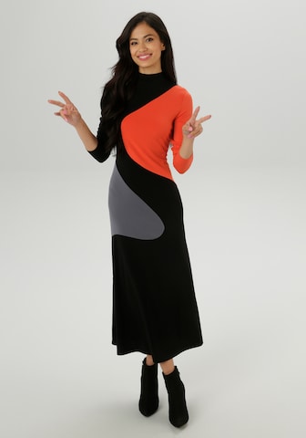 Aniston SELECTED Dress in Black: front