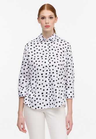 ETERNA Blouse in Wit: voorkant
