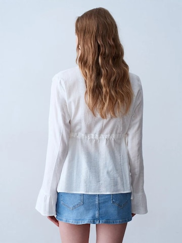 Dilvin Blouse in White