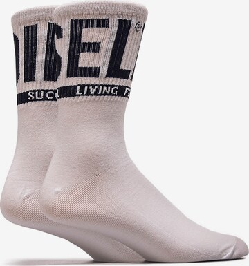 DIESEL Regular Socks 'Ray' in White