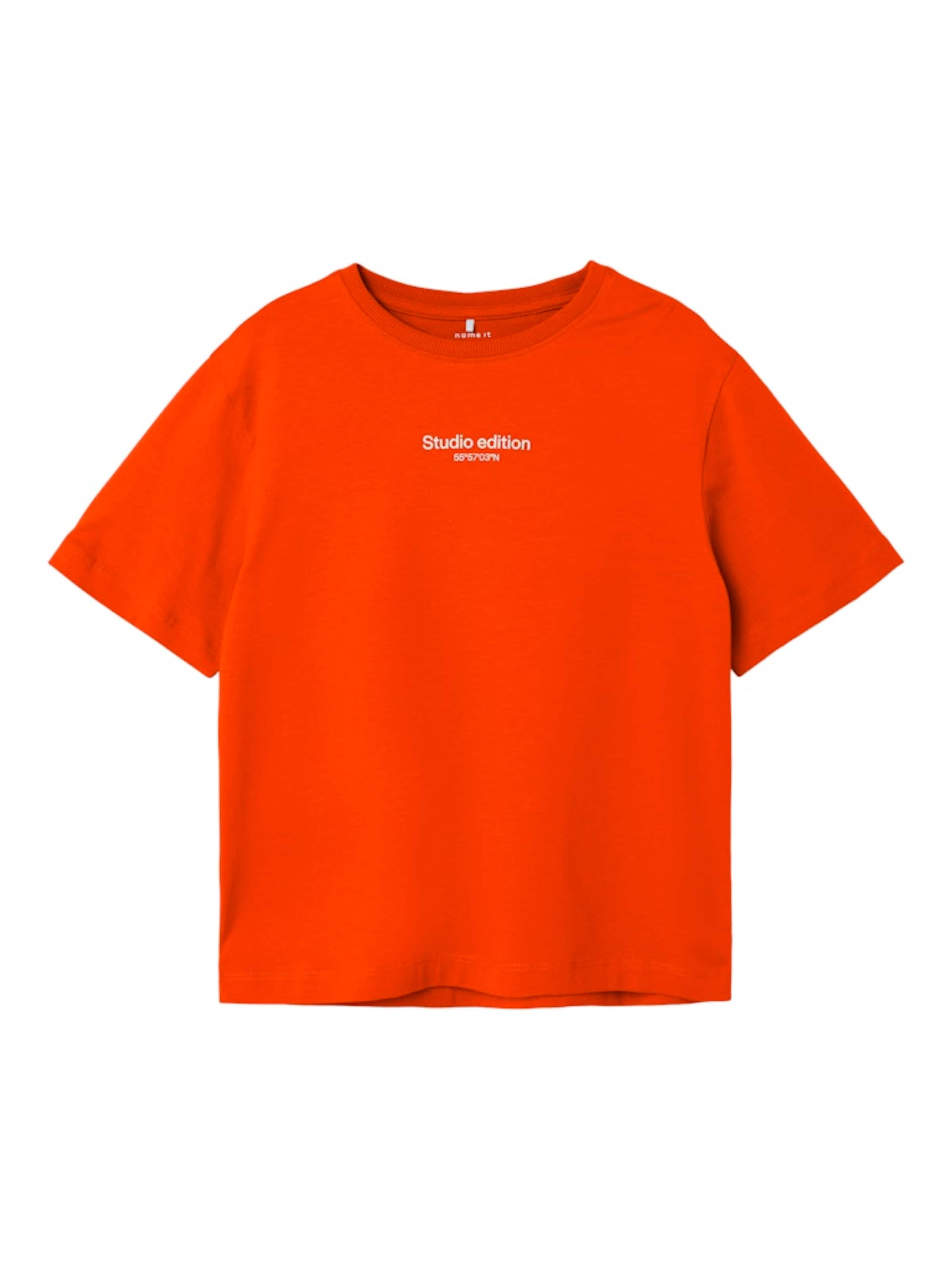 NAME IT Póló 'NKMBrody' - piros: elől