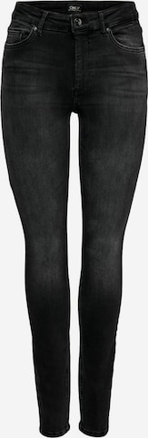 Skinny Jean 'Blush' ONLY en noir : devant