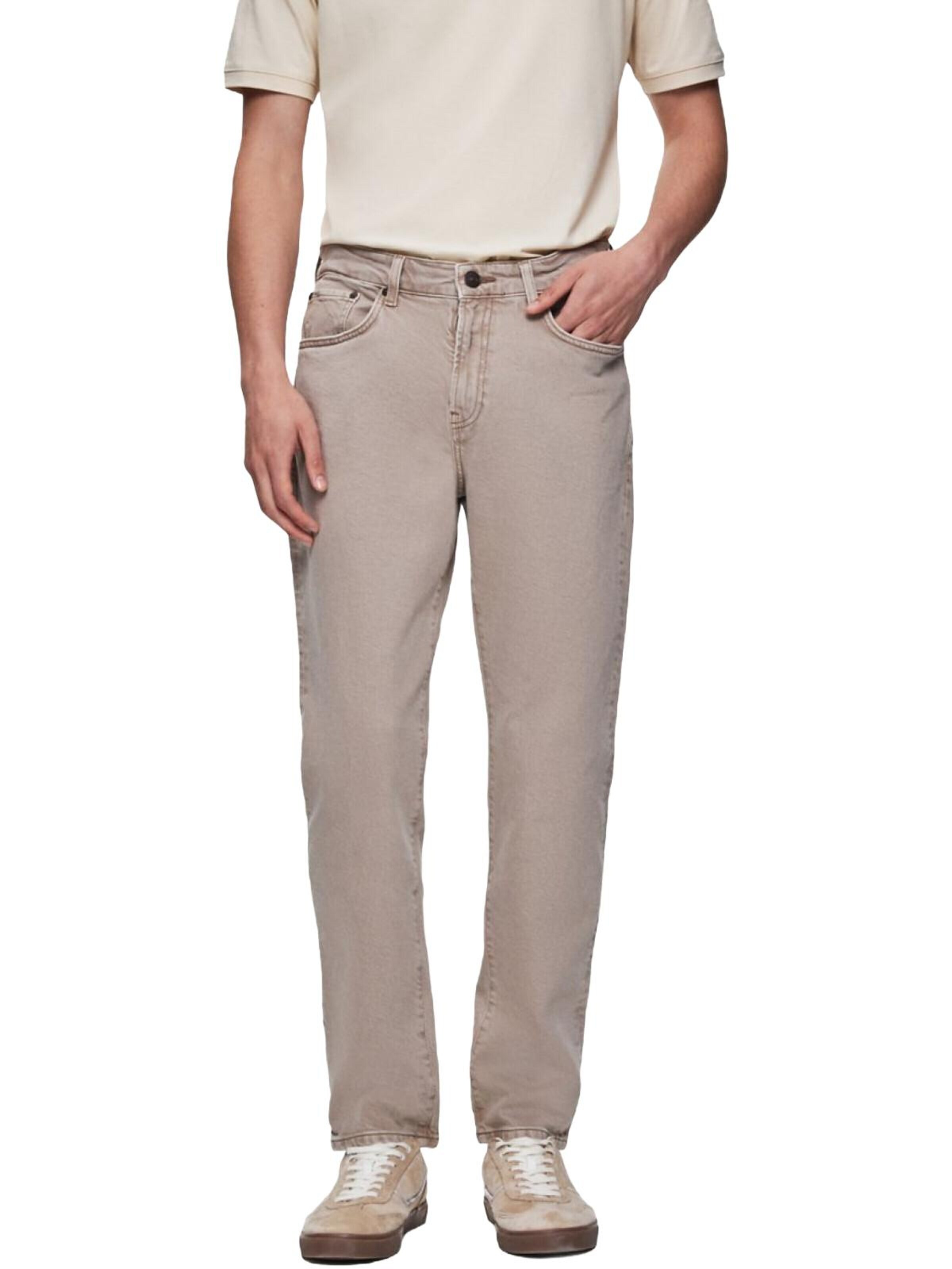 Effilé Jean 'Renar' LTB Jeans en marron : devant