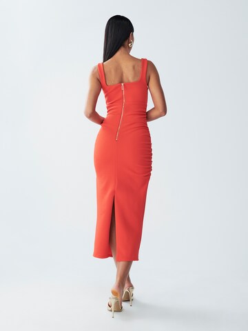 BWLDR Evening dress in Orange: back