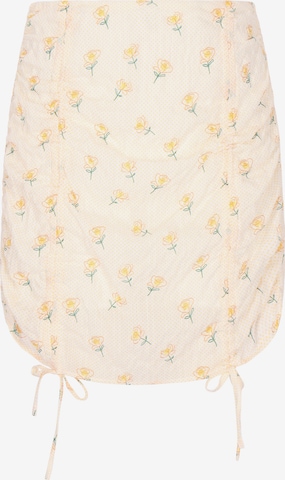 Jupe 'Young Fashion' MYMO en jaune : devant