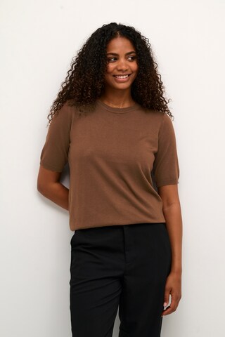 Kaffe Sweater 'Lizza' in Brown: front