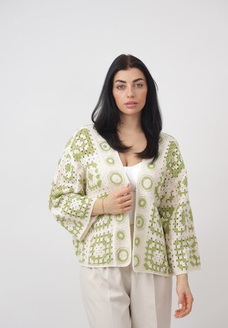Cardigan Elara en vert