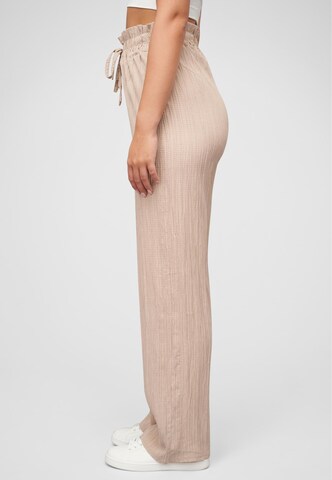 Wide leg Pantaloni 'Sommer' di Cloud5ive in beige