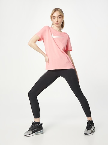 NIKE Performance shirt 'Swoosh' in Pink