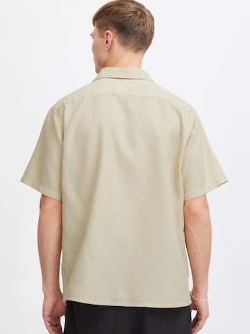 !Solid Regular fit Button Up Shirt 'Israfil' in Beige