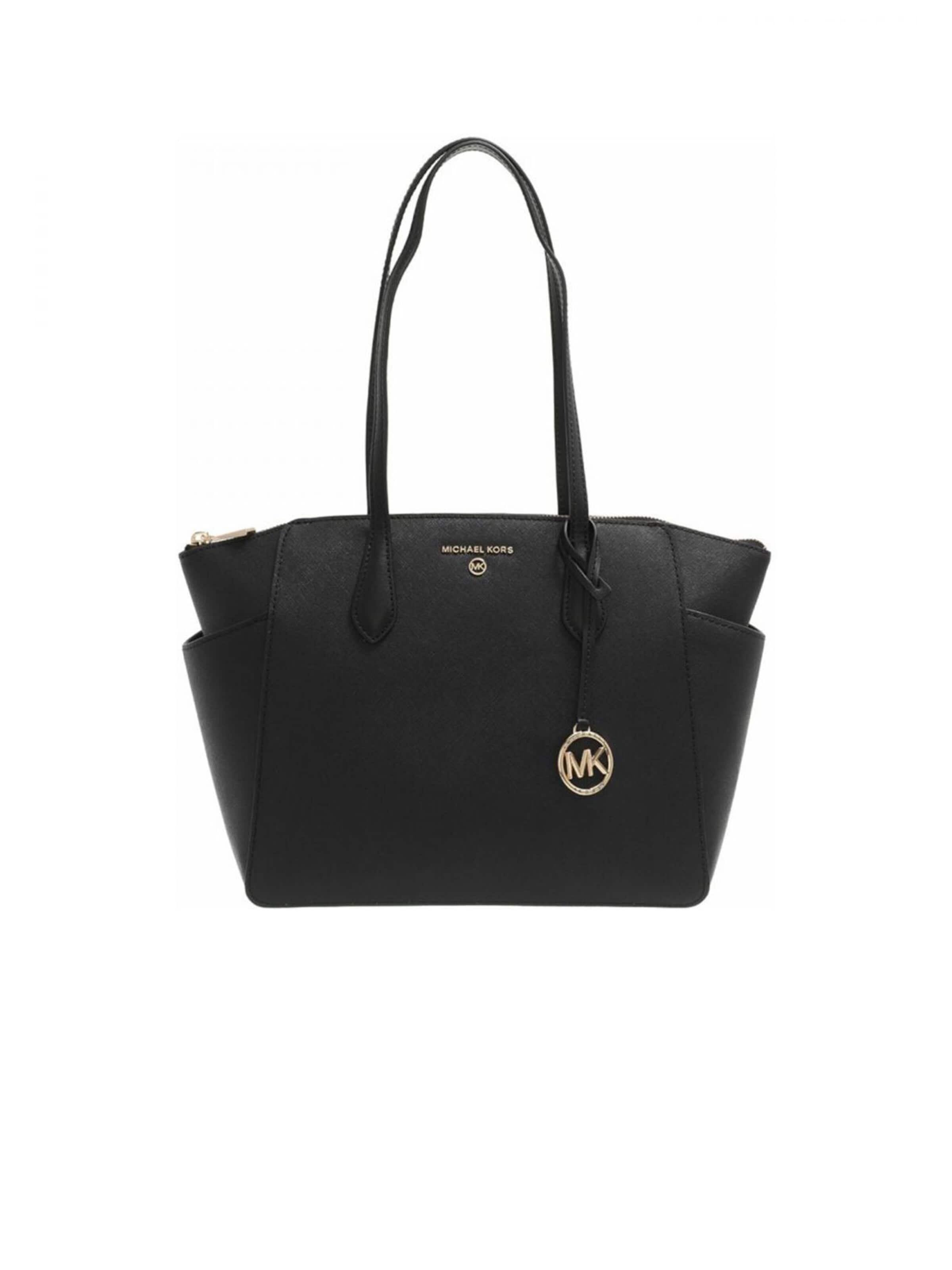 Borsa a mano 'Marilyn Medium Top Zip Tote' di Michael Kors in nero: frontale