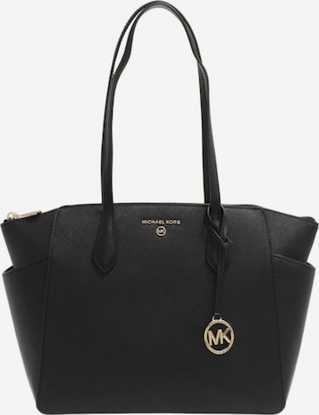 Michael Kors - Bolso de mano 'Marilyn Medium Top Zip Tote' en negro: frente