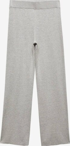 MANGO Wide leg Pants in Grey: front