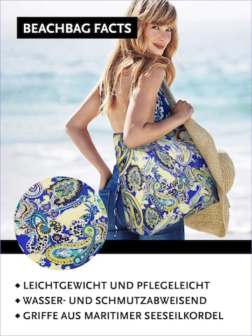 DonDon Strandtasche‌ in Blau: Vorderseite