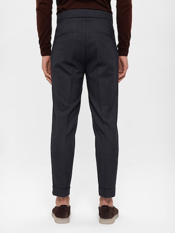 Antioch - Slimfit Calças com vincos em azul