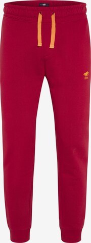 Polo Sylt Tapered Pants in Red: front