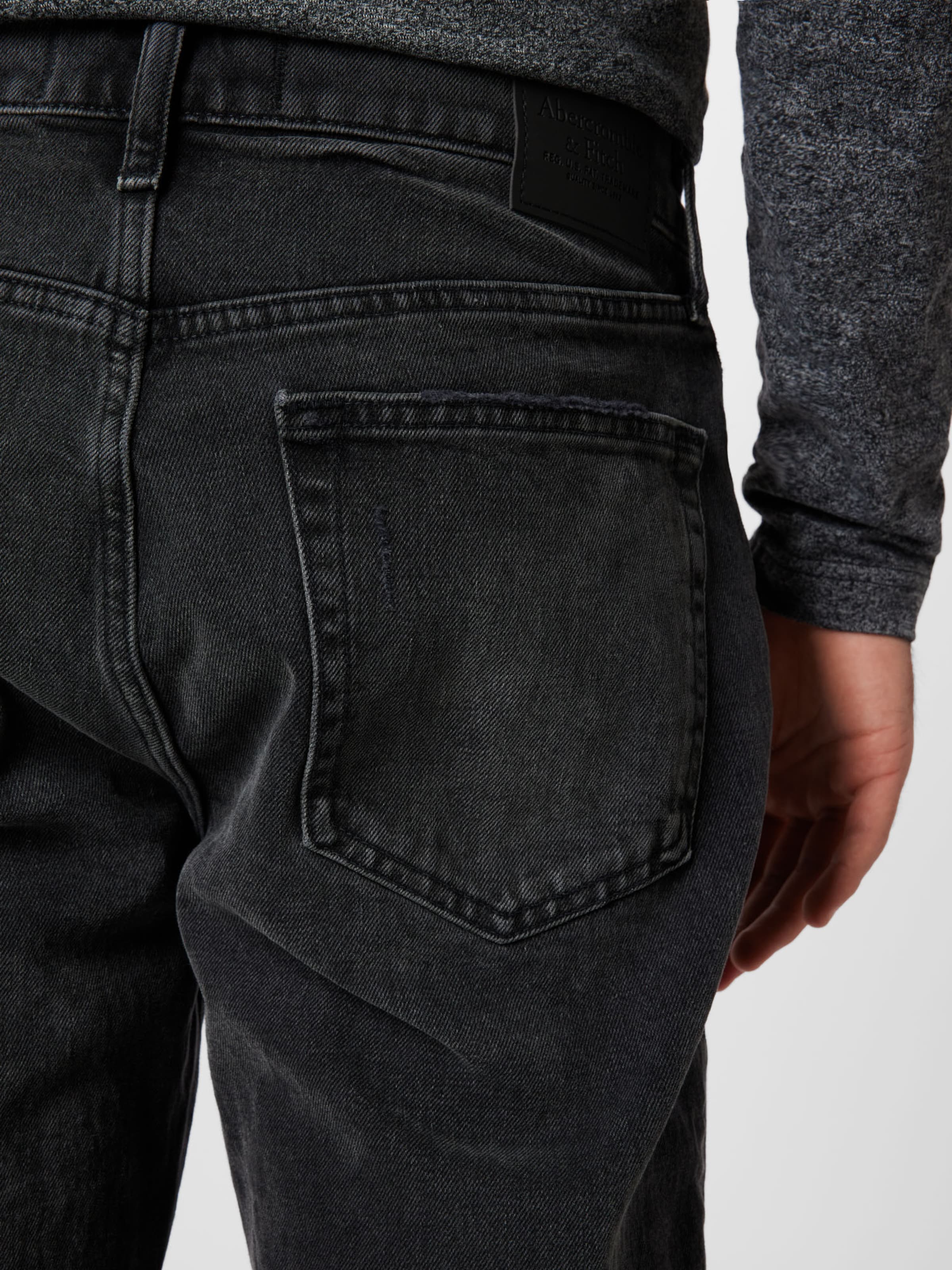 Männer Jeans Abercrombie & Fitch Jeans in Schwarz - QW71544