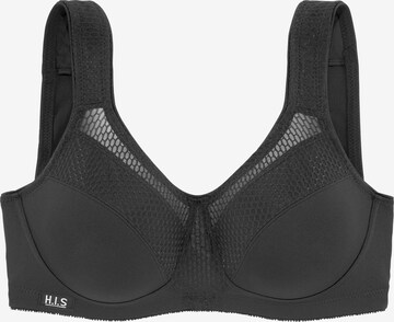 H.I.S Bra in Black: front