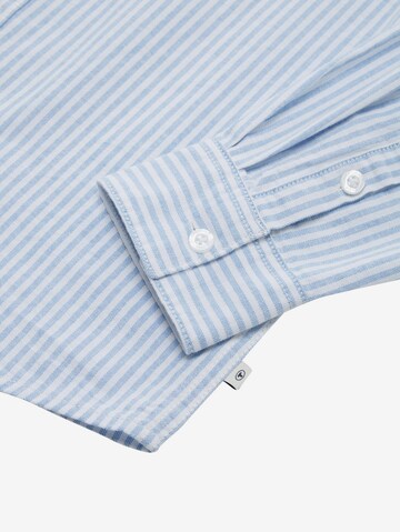 Coupe regular Chemise TOM TAILOR en bleu