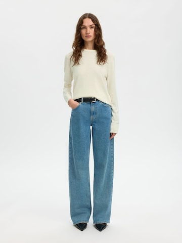 SELECTED Pullover 'SLFThea' in Weiß