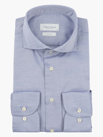 Profuomo Slim fit Button Up Shirt in Blue