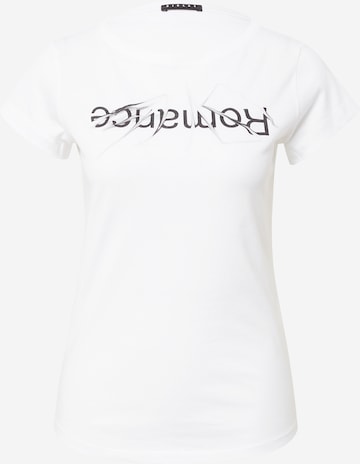 T-shirt Sisley en blanc : devant