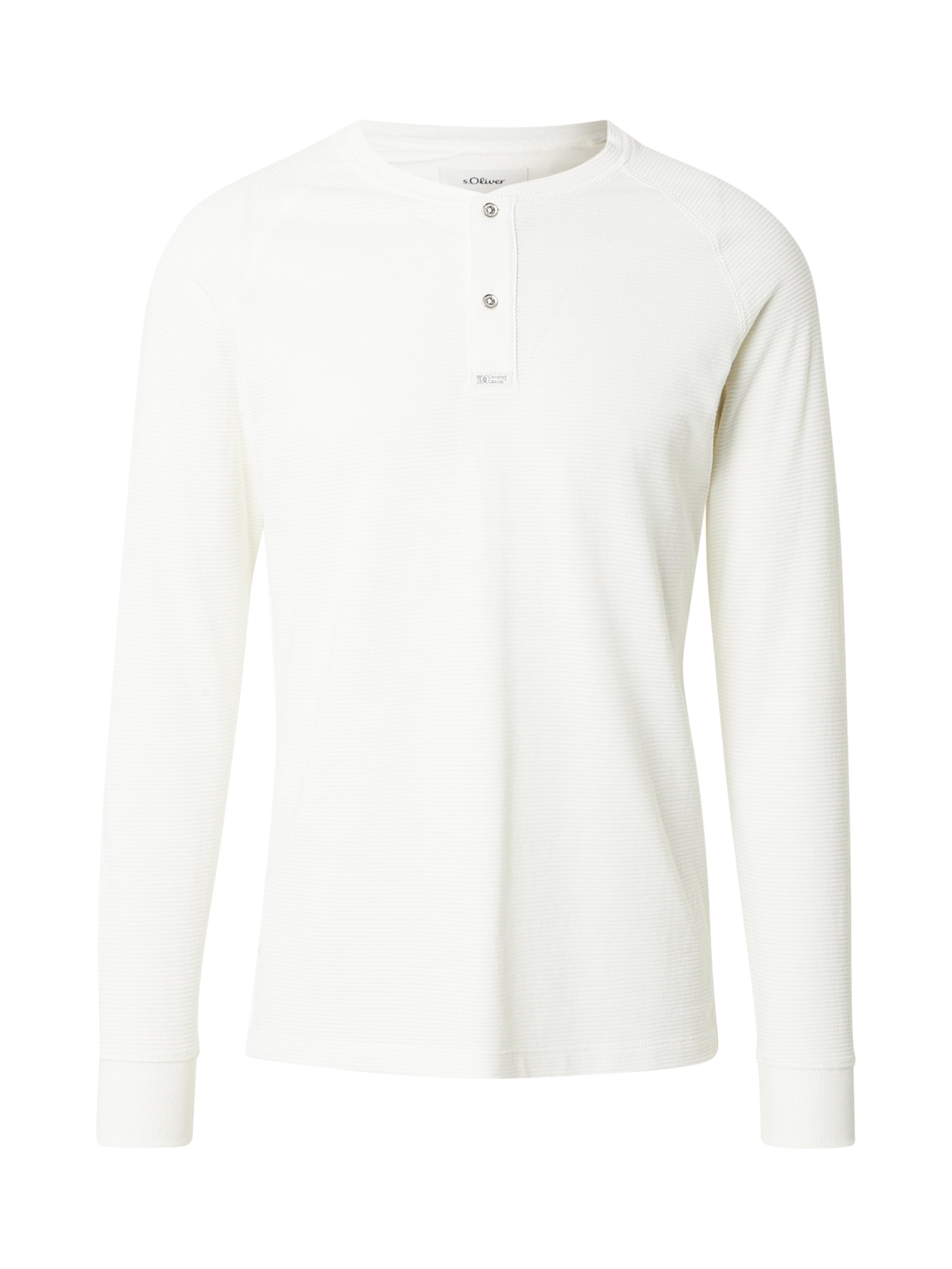 balts s.Oliver T-Krekls: no priekšpuses