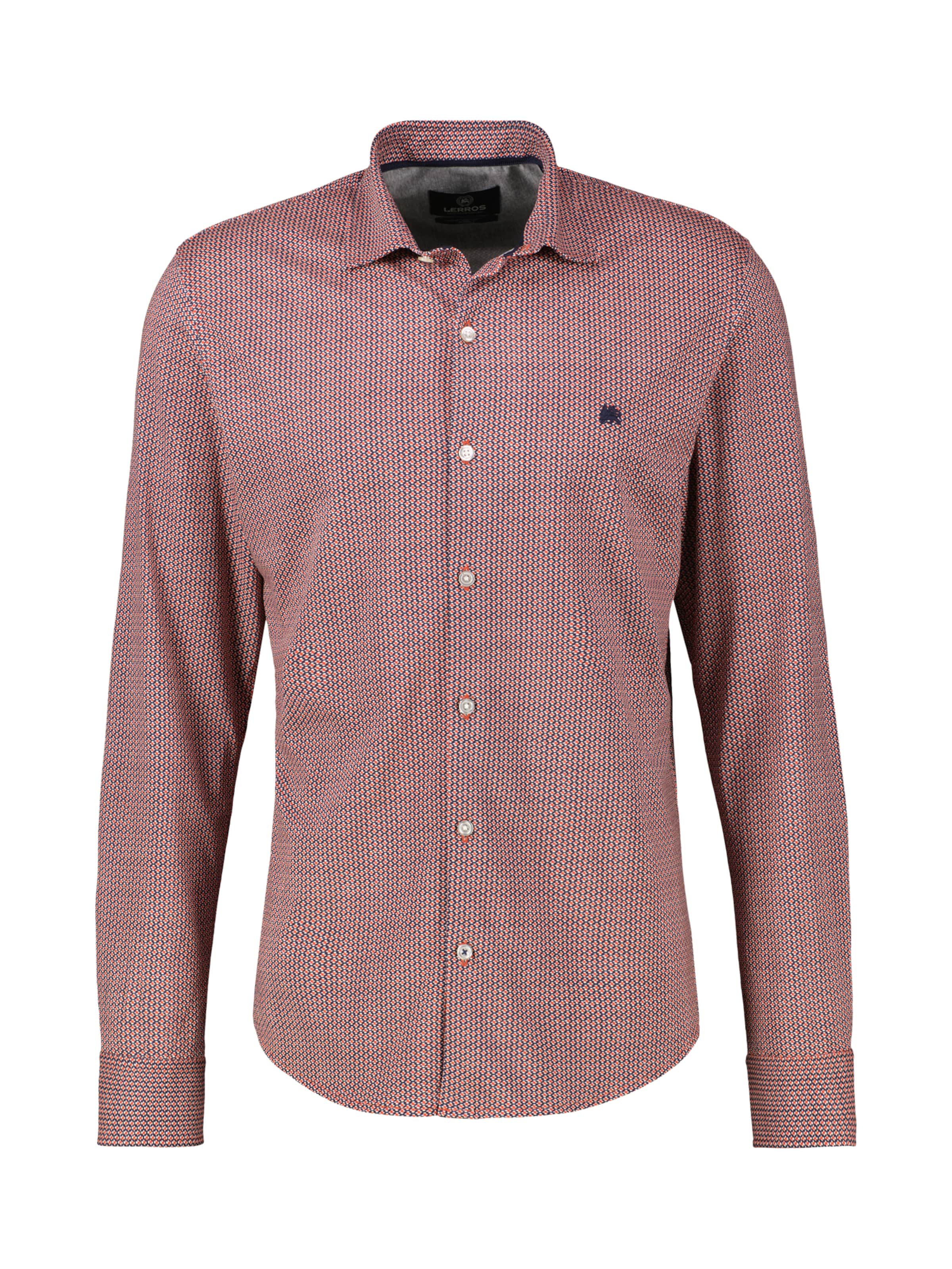 LERROS Regular fit Overhemd in Rood: voorkant