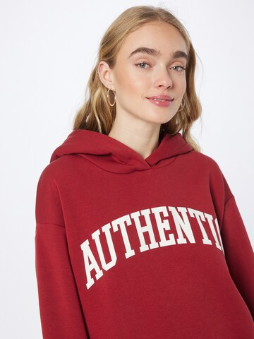 Gina Tricot - Sweatshirt 'Milo' em vermelho