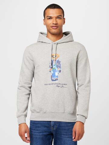 Polo Ralph Lauren Sweatshirt in Grijs: voorkant