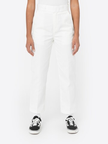 DICKIES - Tapered Calças 'Phoenix' em branco: frente