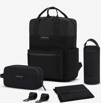 Kuprinė 'Bergen Pro Diaper' iš Kapten & Son, spalva – juoda, Prekių apžvalga