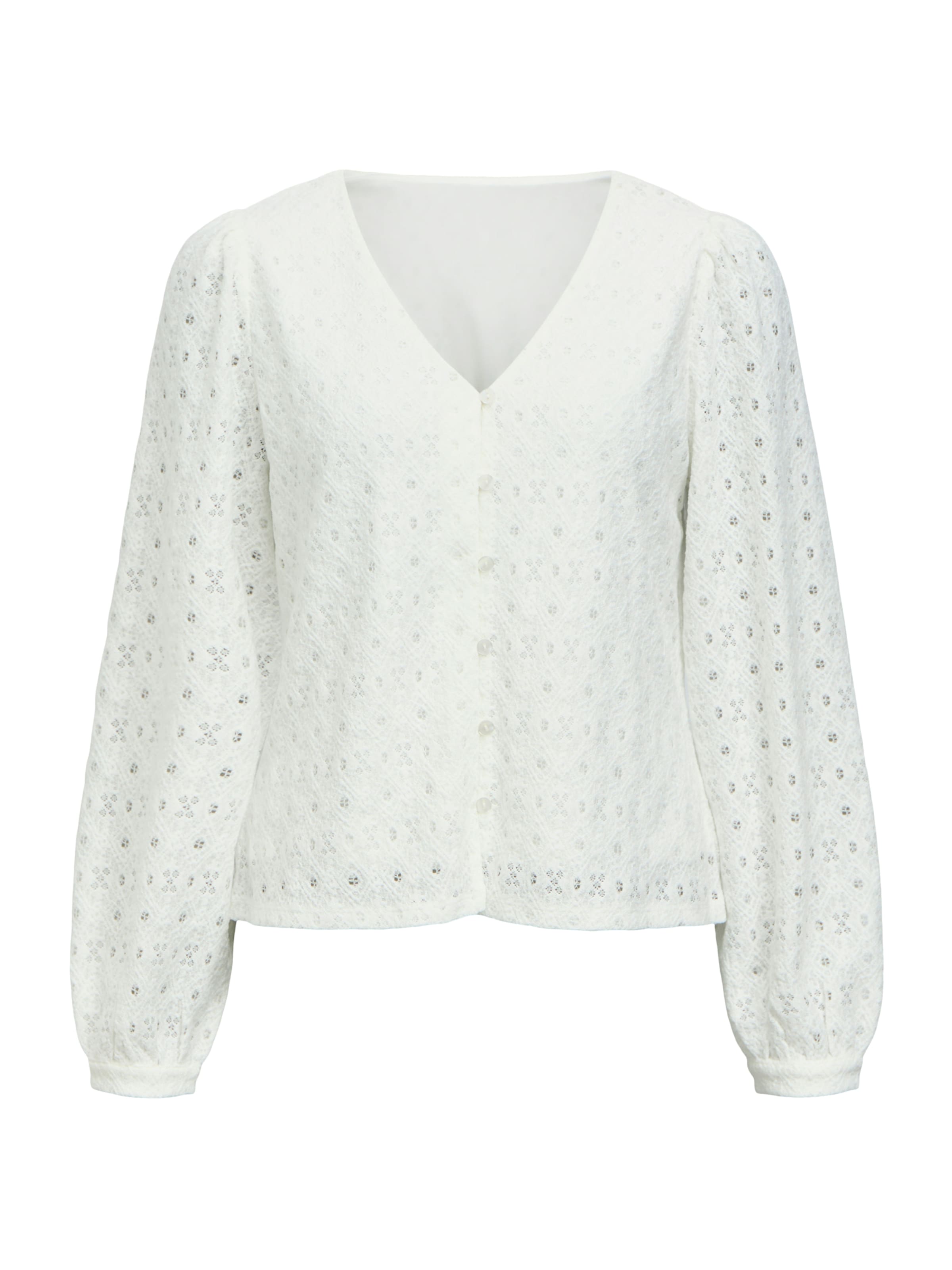 Camicia da donna 'OBJLAILA' di OBJECT in bianco: frontale