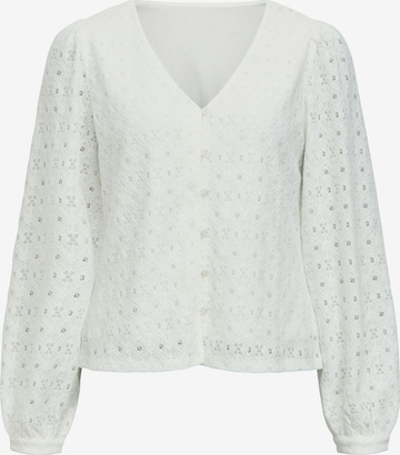OBJECT Bluse 'OBJLAILA' in Weiß: Vorderseite