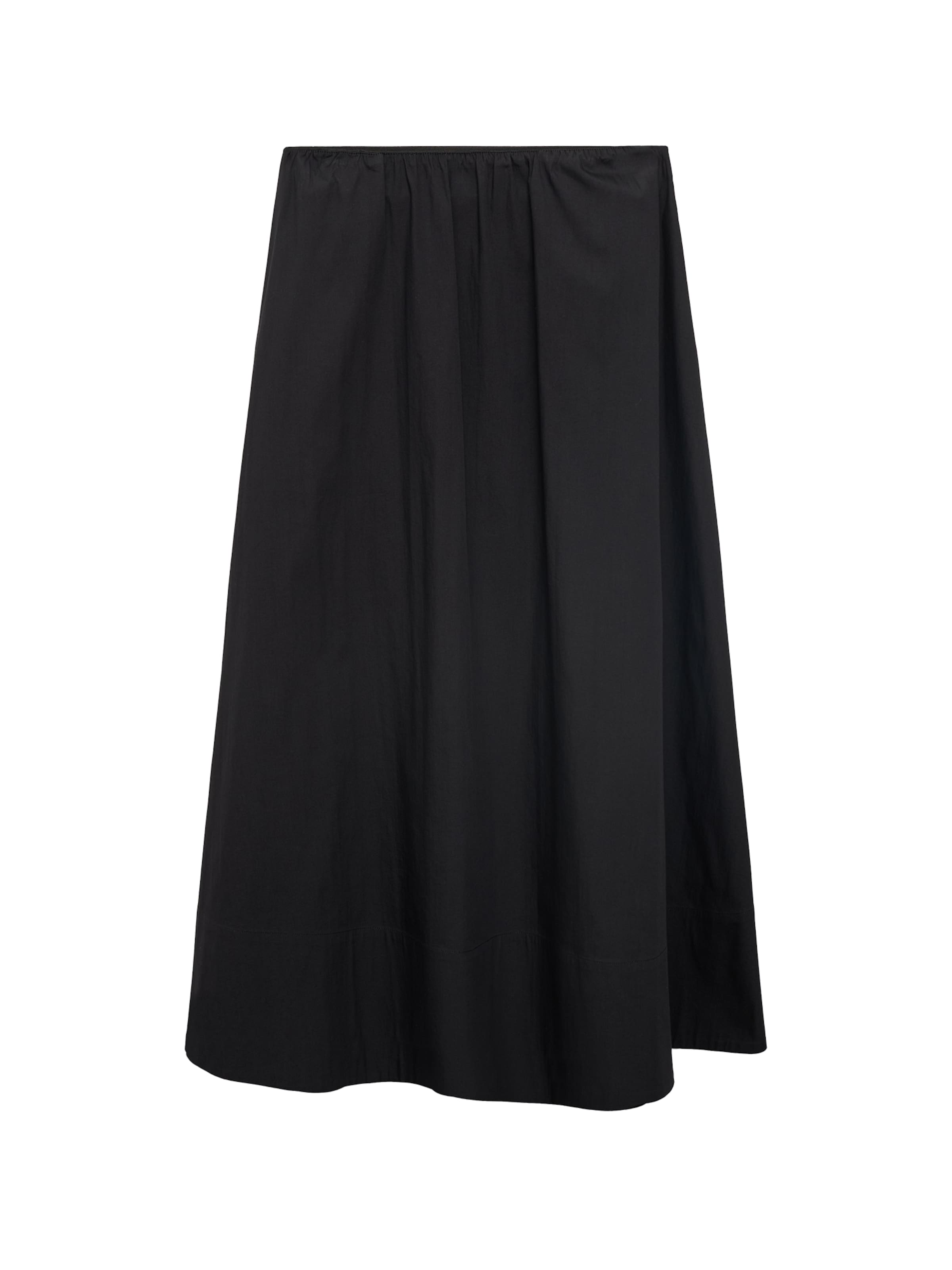 Fustă &#x27;CRETA&#x27; de la MANGO pe negru: față