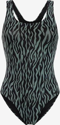 PROTEST Badeanzug 'PRTEmmi 25 JR' in Grün: Vorderseite