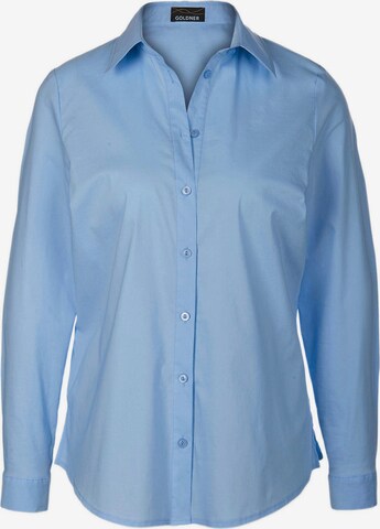 Goldner Blouse in Blauw: voorkant