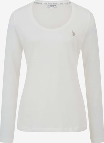 T-shirt U.S. POLO ASSN. en blanc : devant