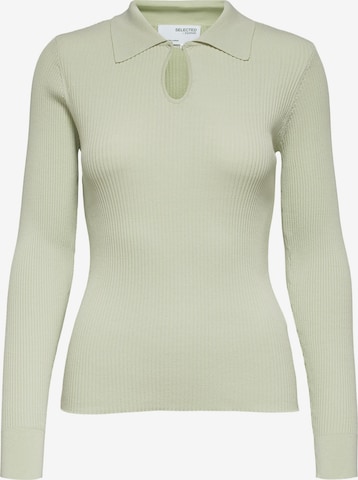 SELECTED FEMME Sweater 'Raya' in Green: front