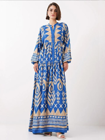 Bigdart Jurk in Blauw: voorkant