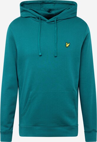 Lyle & Scott Μπλούζα φούτερ σε πράσινο: μπροστά