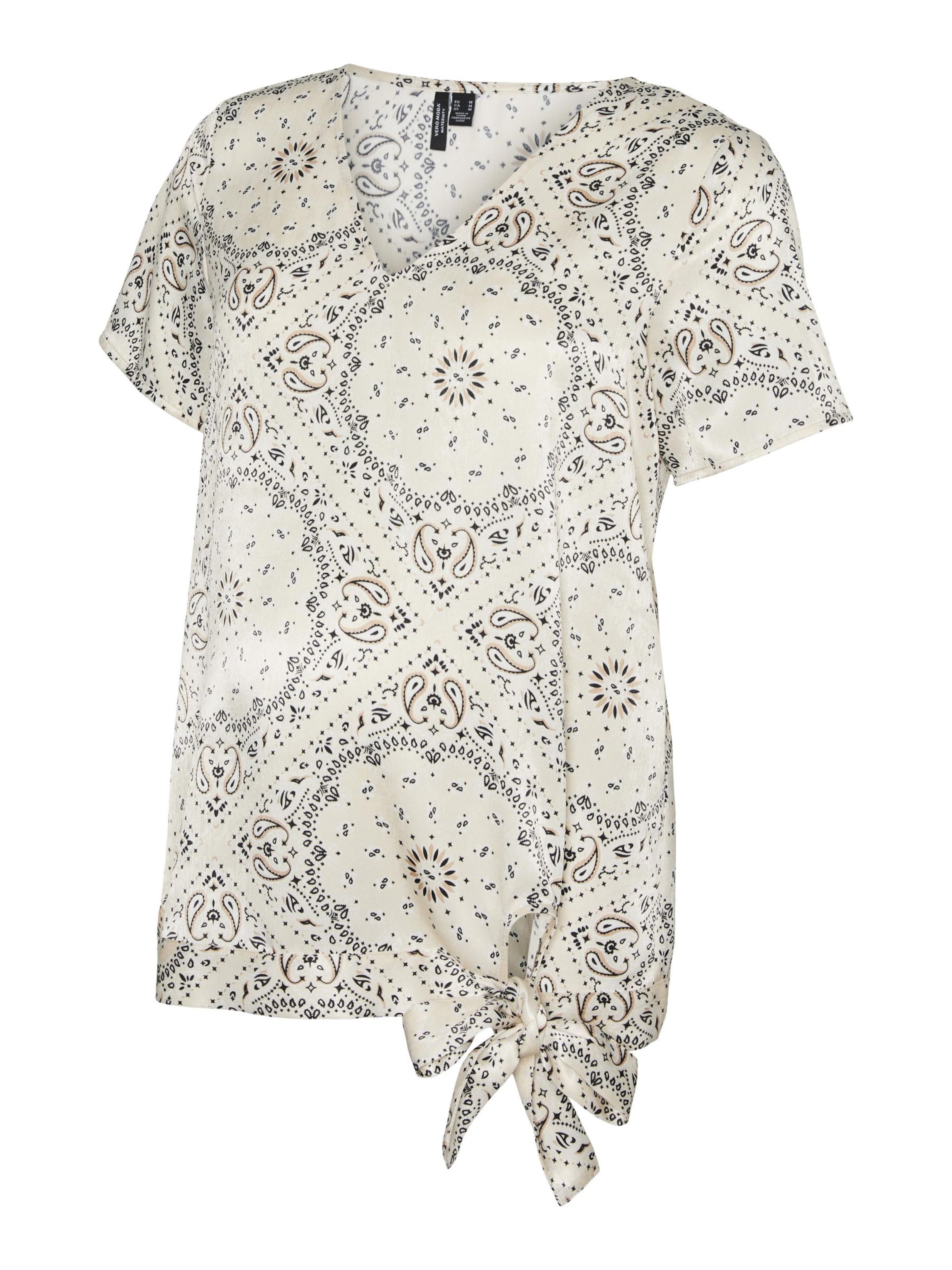 Vero Moda Maternity Camiseta en beige / blanco, Vista del producto