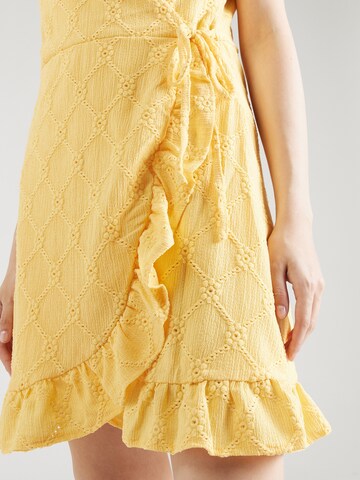 VILA Summer dress 'VIDELEA' in Yellow