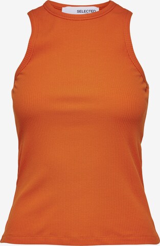 SELECTED FEMME - Top ' 'Anna' en naranja: frente