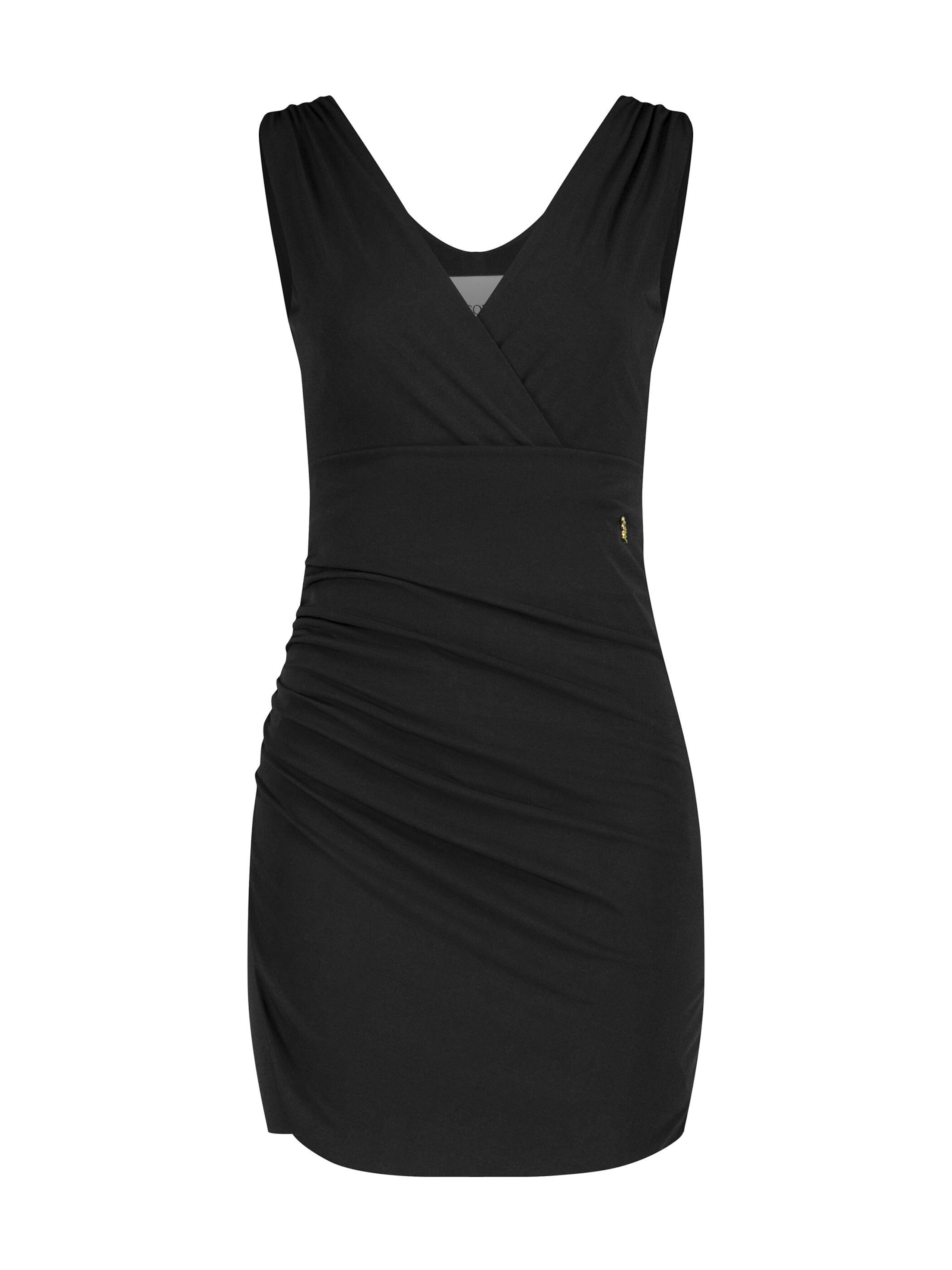 Robe 'MICARO' Nicowa en noir : devant