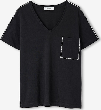 Ipekyol T-shirt en noir / transparent, Vue avec produit