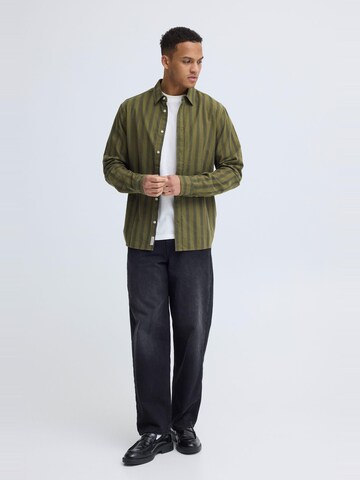 BLEND Regular Fit Langarmhemd ' BHDaris ' in Grün